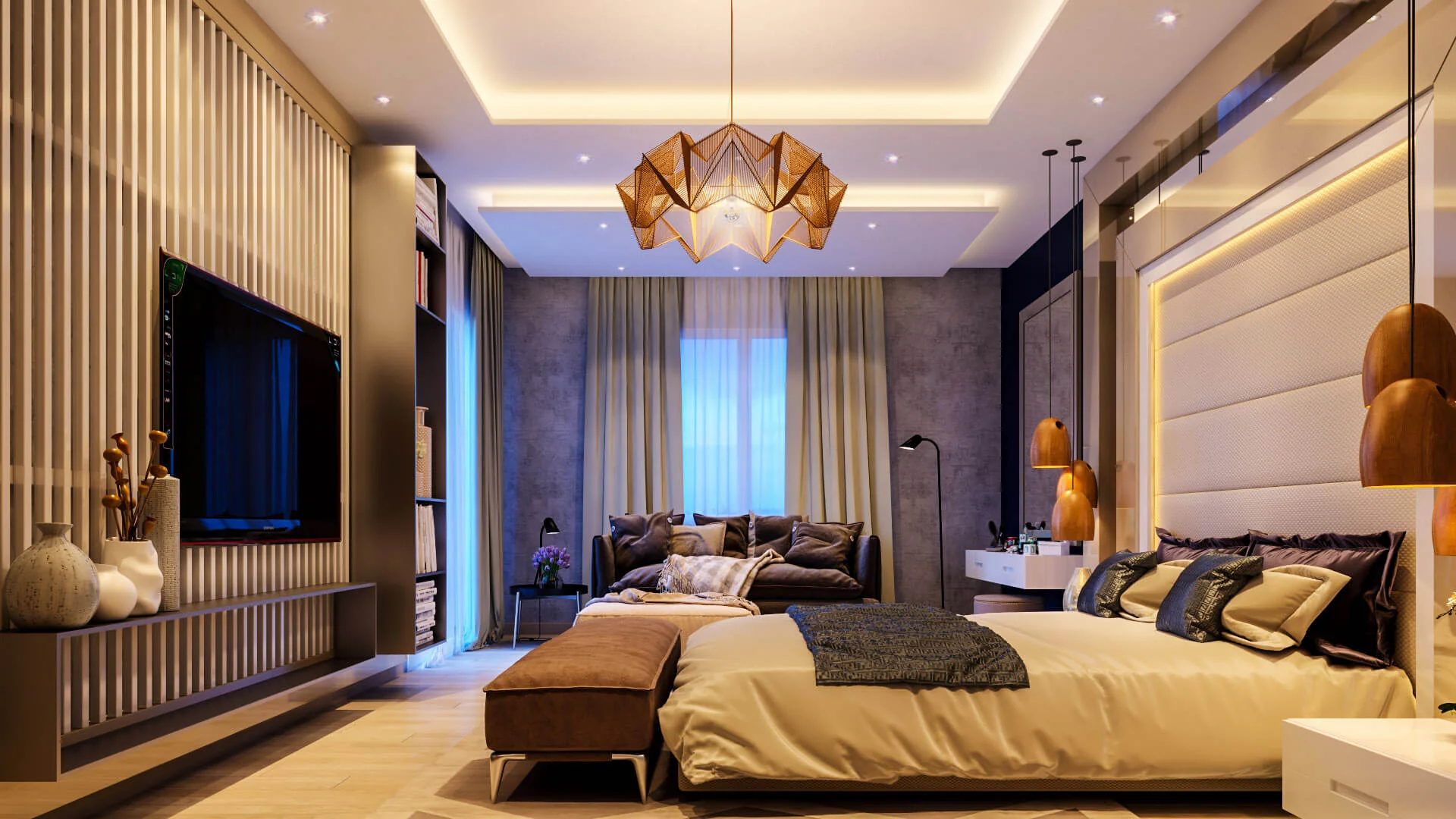 Luxury hotel interior